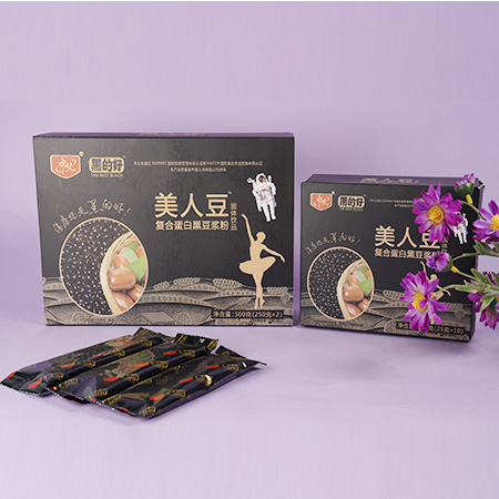 美人豆復(fù)合蛋白黑豆?jié){粉固體飲品承接貼牌定制代加工！