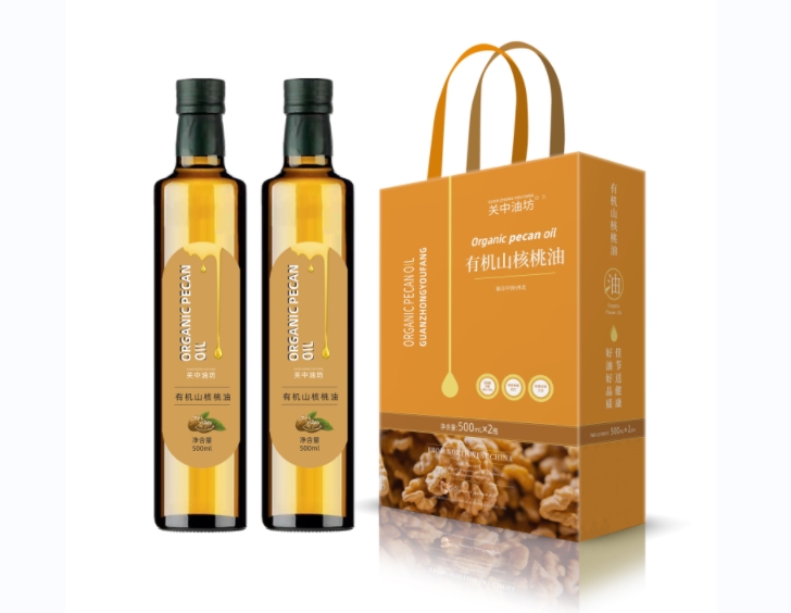 500ML*2瓶有機(jī)山核桃油禮盒