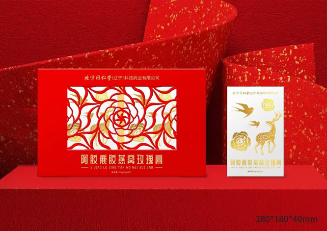 阿膠鹿膠燕窩玫瑰膏