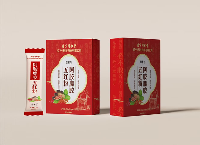 阿膠鹿膠五紅粉