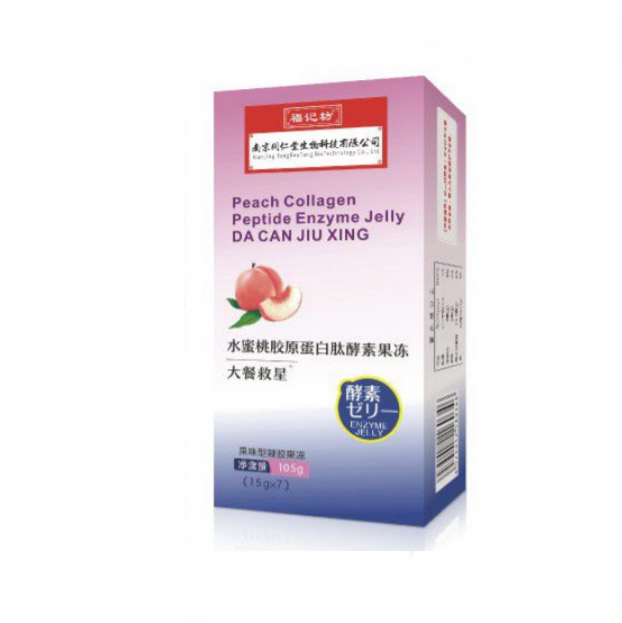 水蜜桃膠原蛋白肽酵素果凍