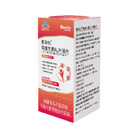 愛孕坊 鐵維生素B12葉酸片