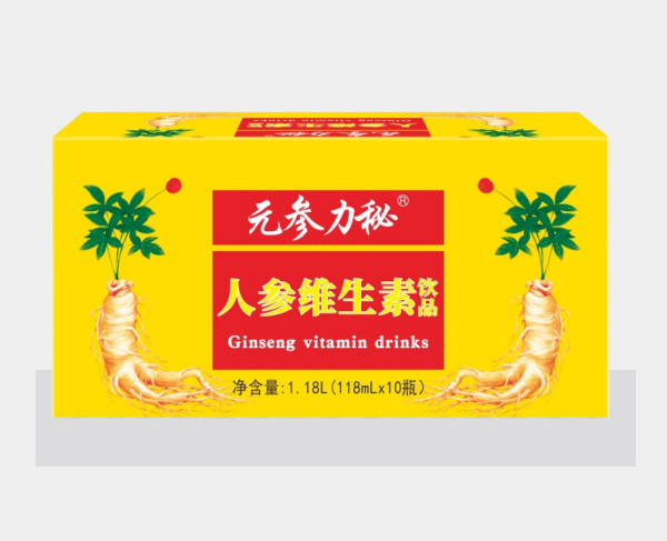 人參維生素飲品。