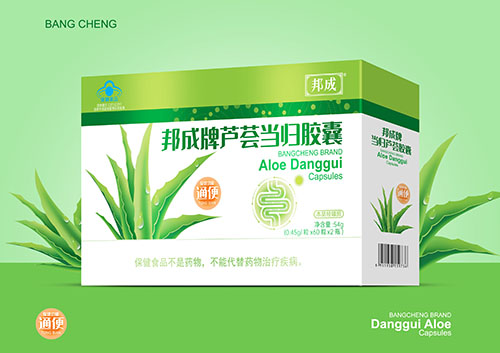 邦成牌蘆薈當(dāng)歸膠囊